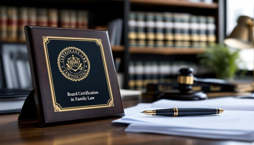 Is Your Lawyer Board Certified in Family Law?