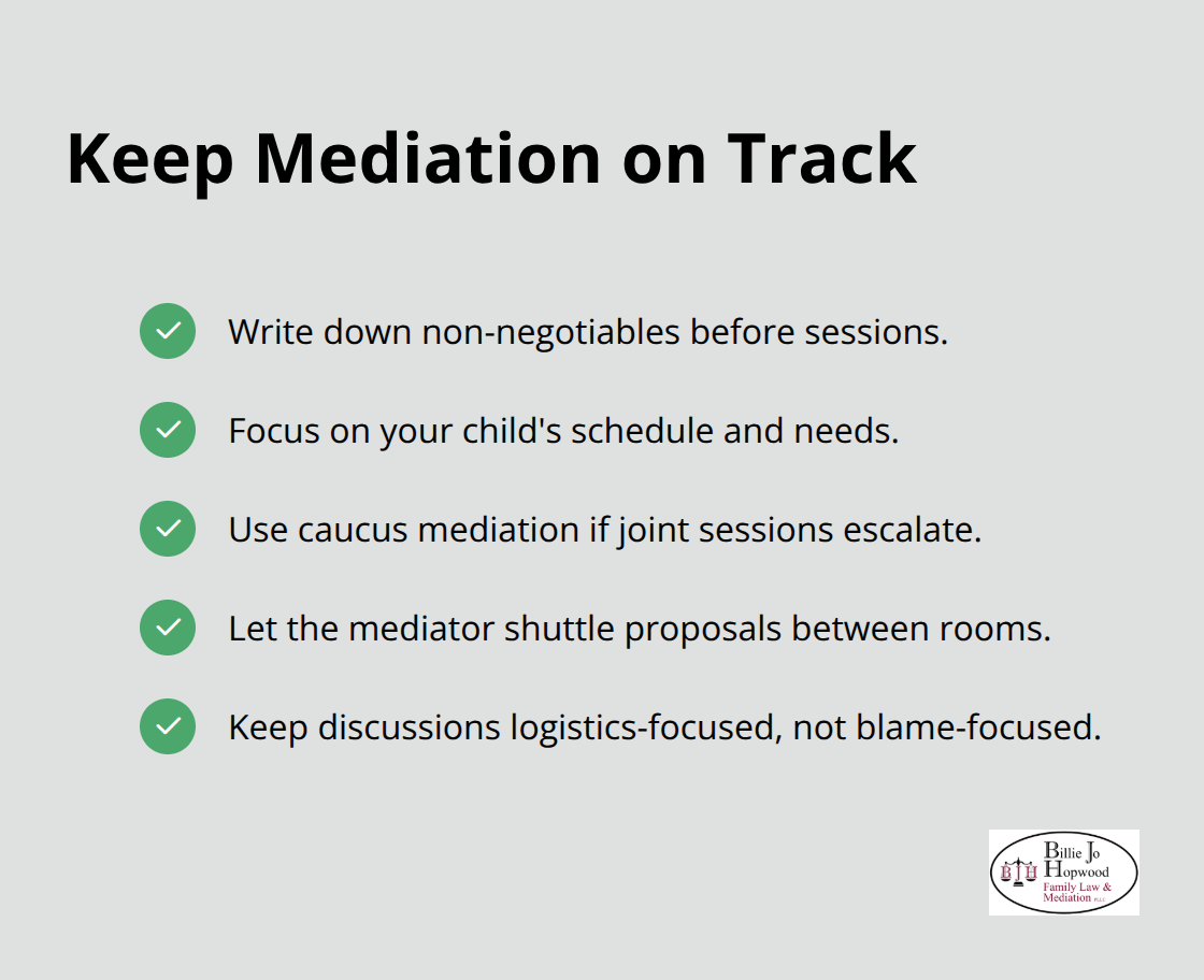 Practical tactics to reduce emotional escalation in custody mediation - Brevard child custody mediation
