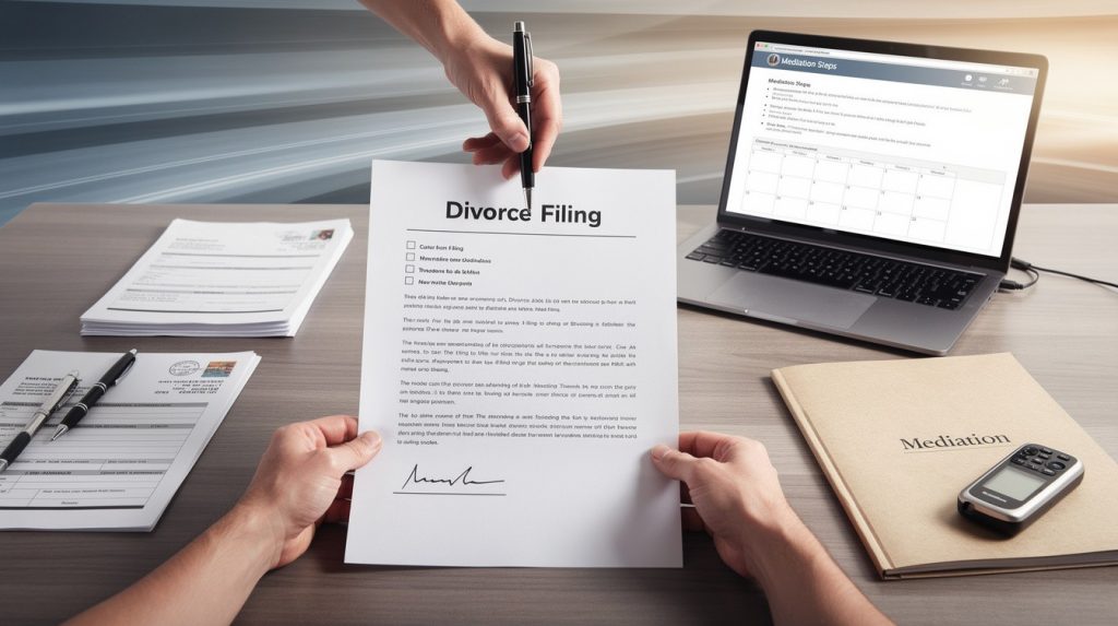 Divorce Filing Mediation: Start Your Case with Structured Mediation