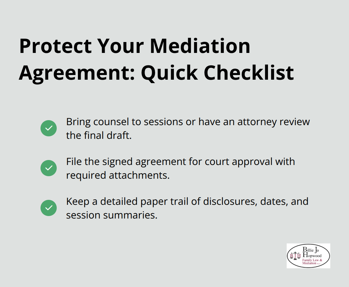 Actionable steps to strengthen enforceability of your mediation agreement