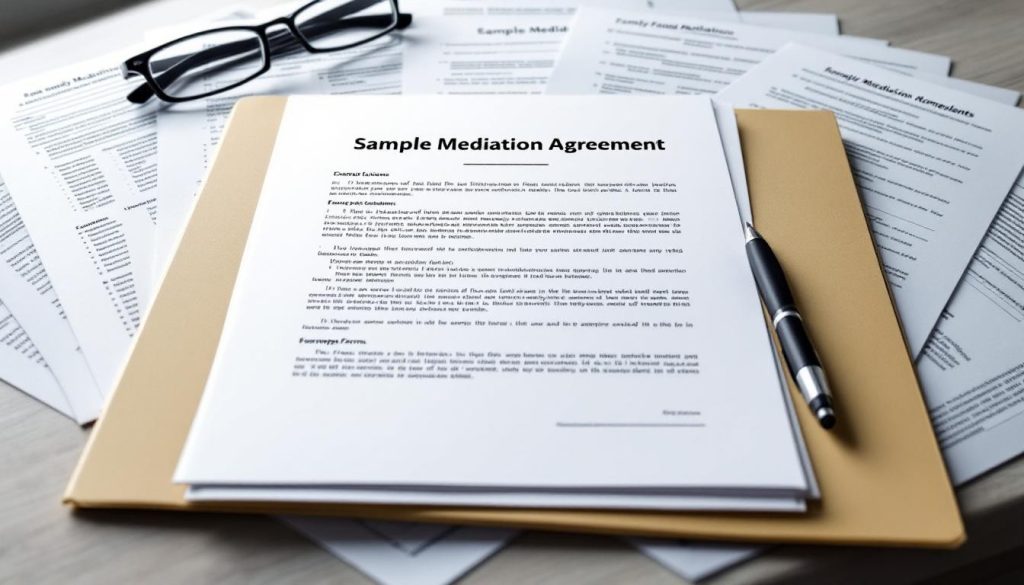 Sample Family Mediation Agreement Templates and Examples